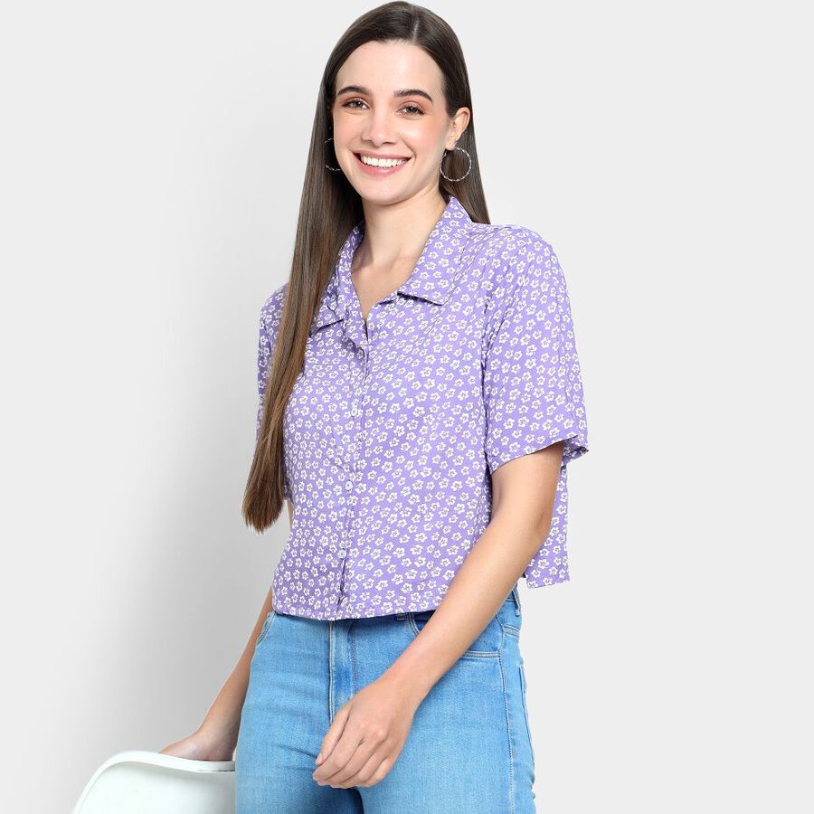 Ladies' Shirt, Purple, large image number null